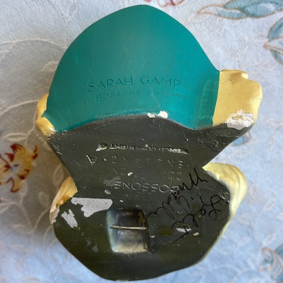 Bossons Wall Head Sarah Gamp Vintage 1964 England - Picture 8 of 12